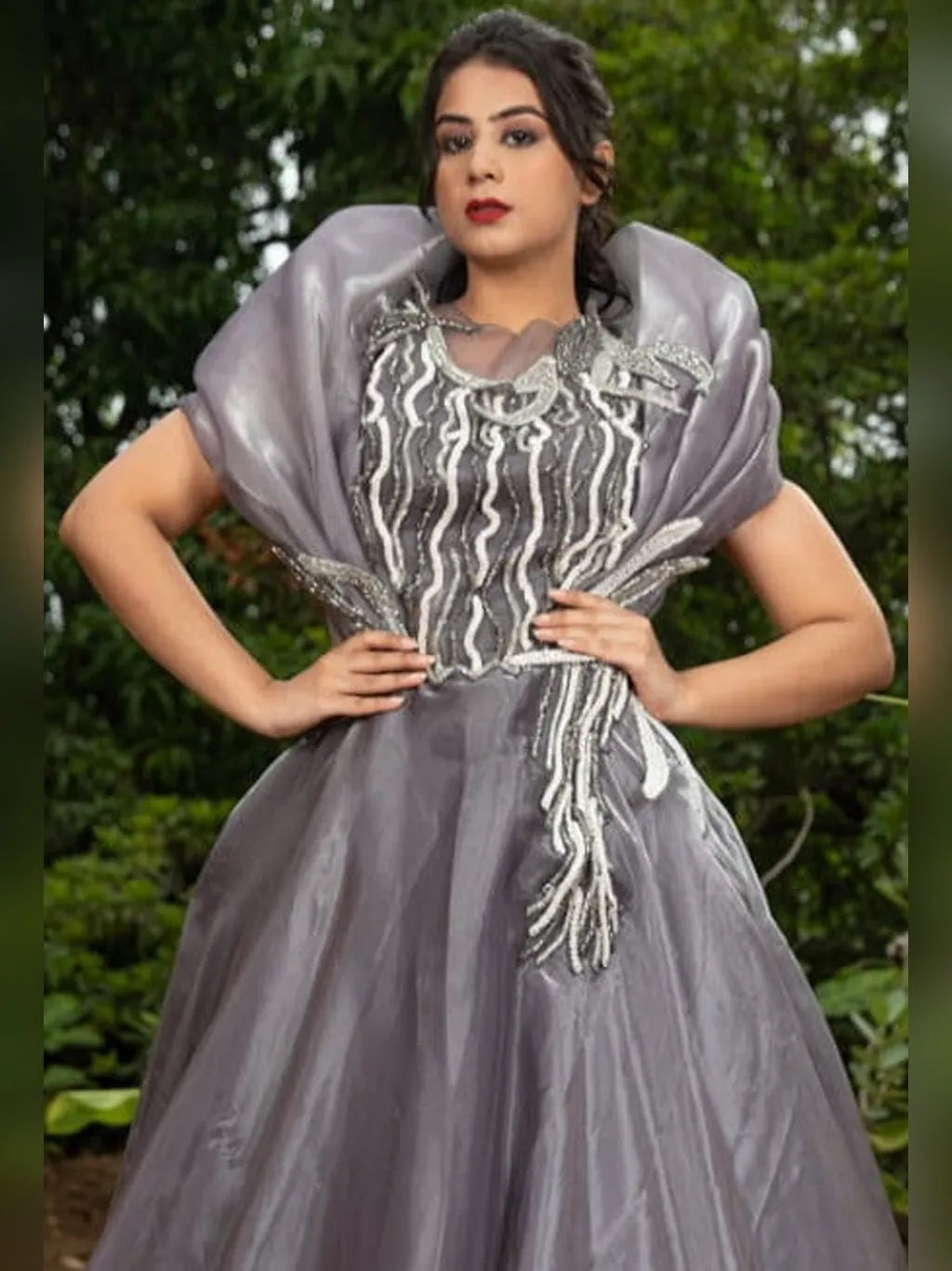 GREY GOWN