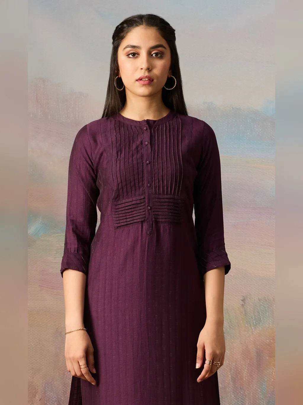 PURPLE KURTI