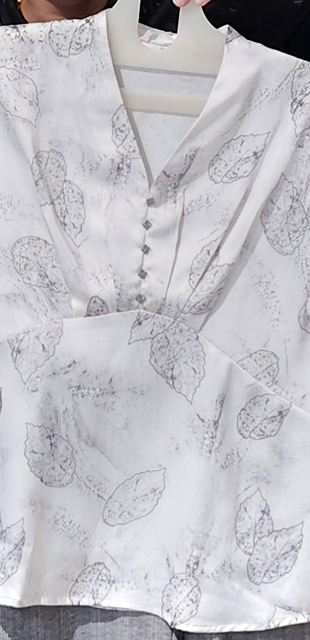 White Printed TopCM28805D