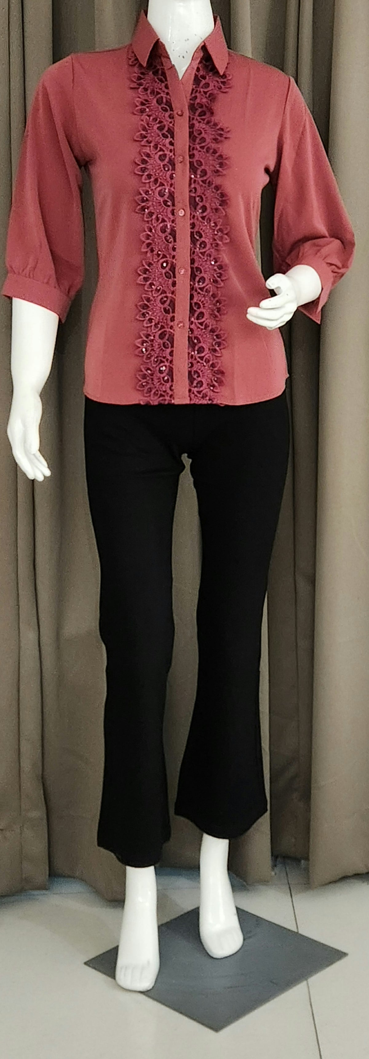 Coral Pink Top SSM9006