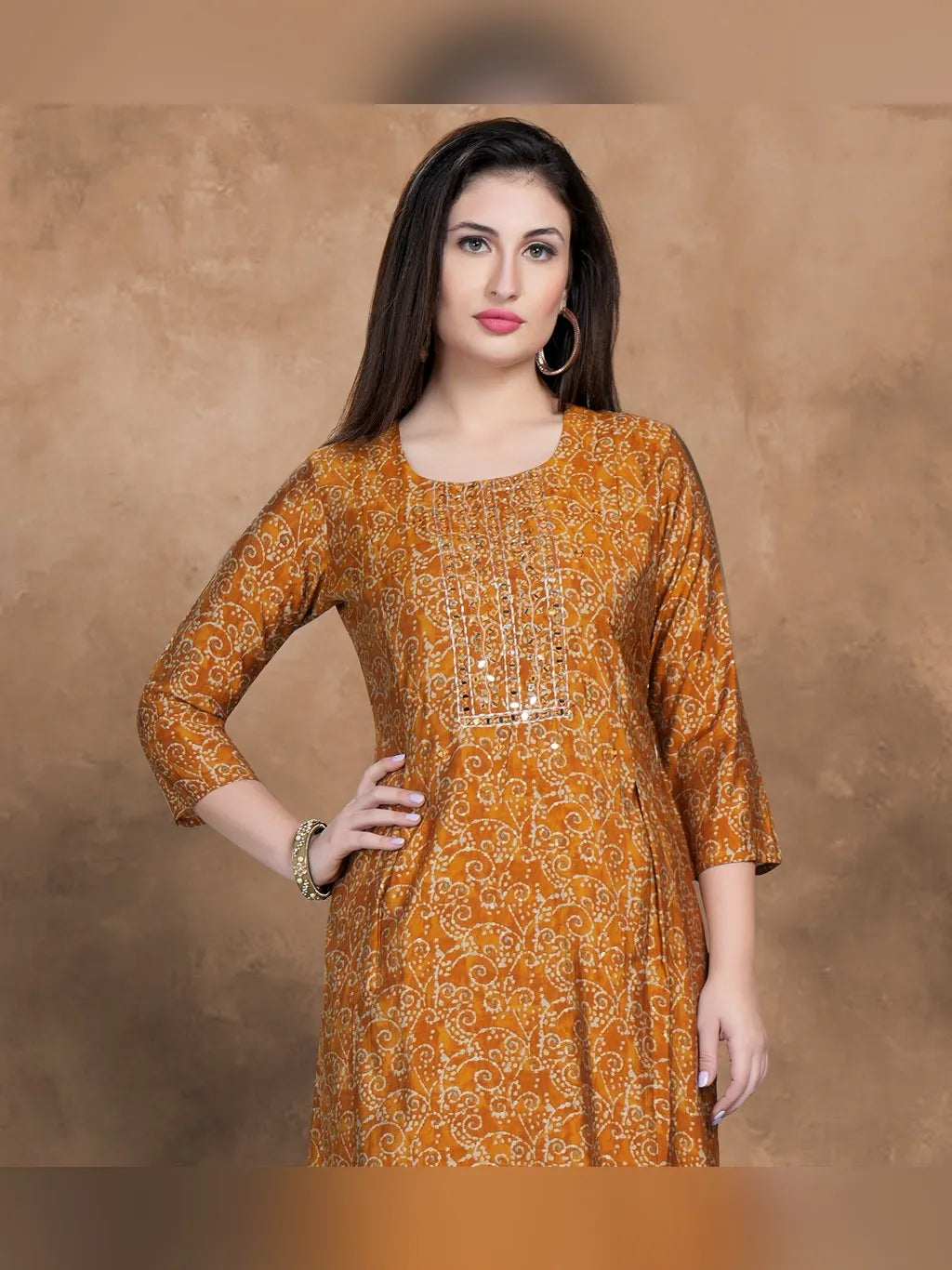 MUSTARD KURTI