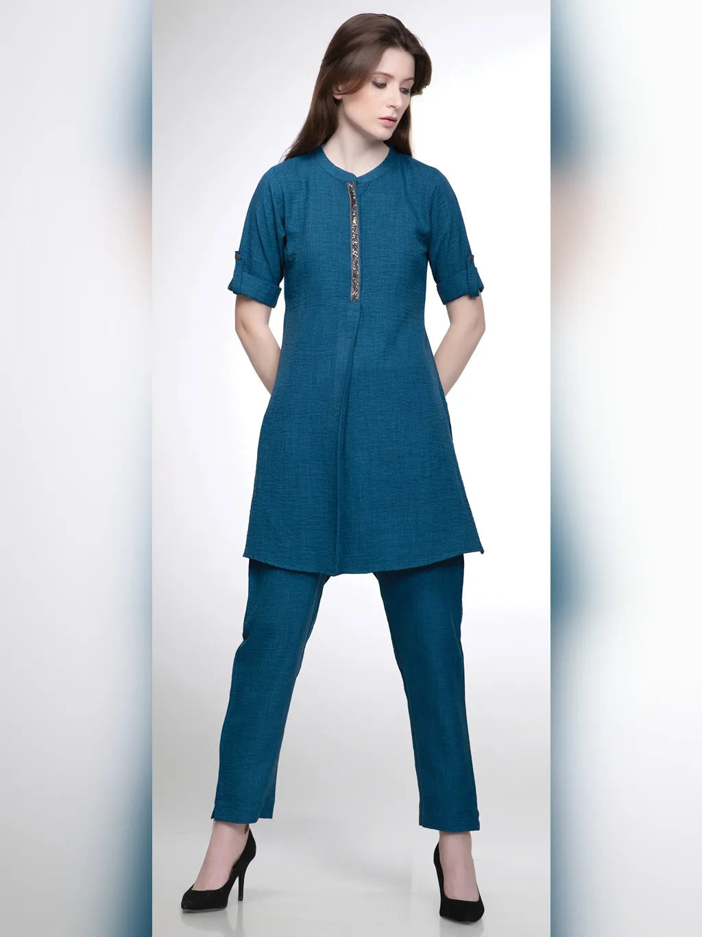 PURPLE AND BLUE CO-ORD SET