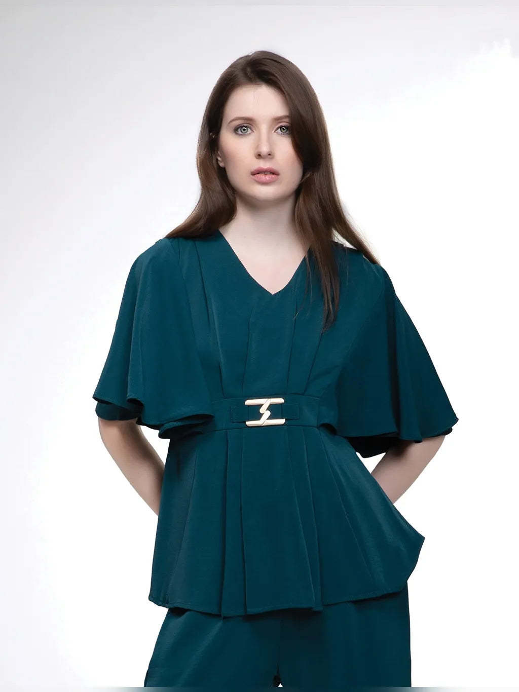 Peacock Blue Coord Set