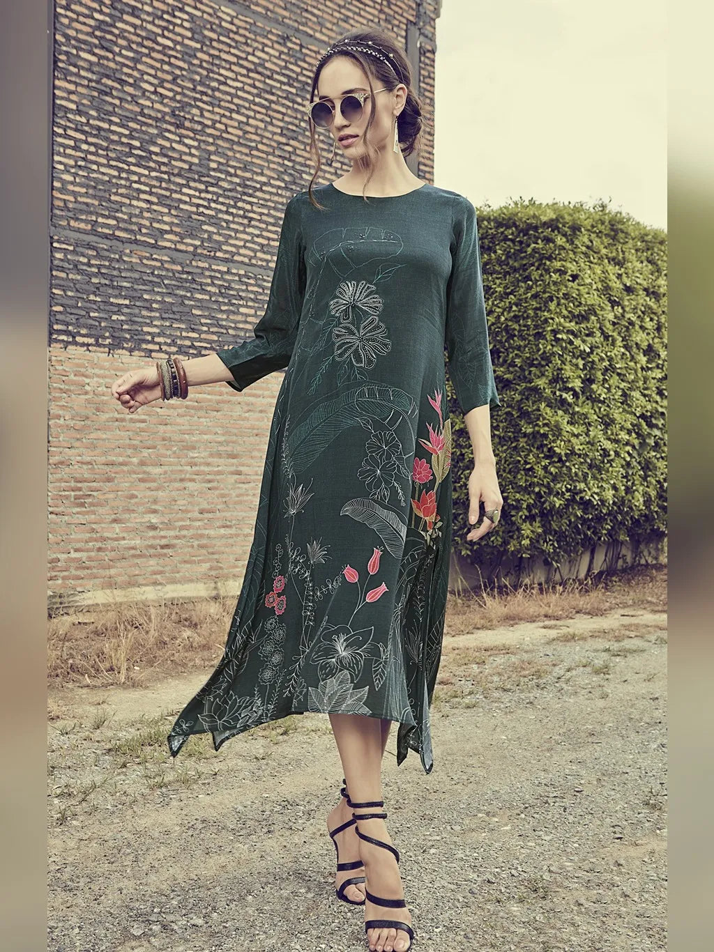GREEN KURTI