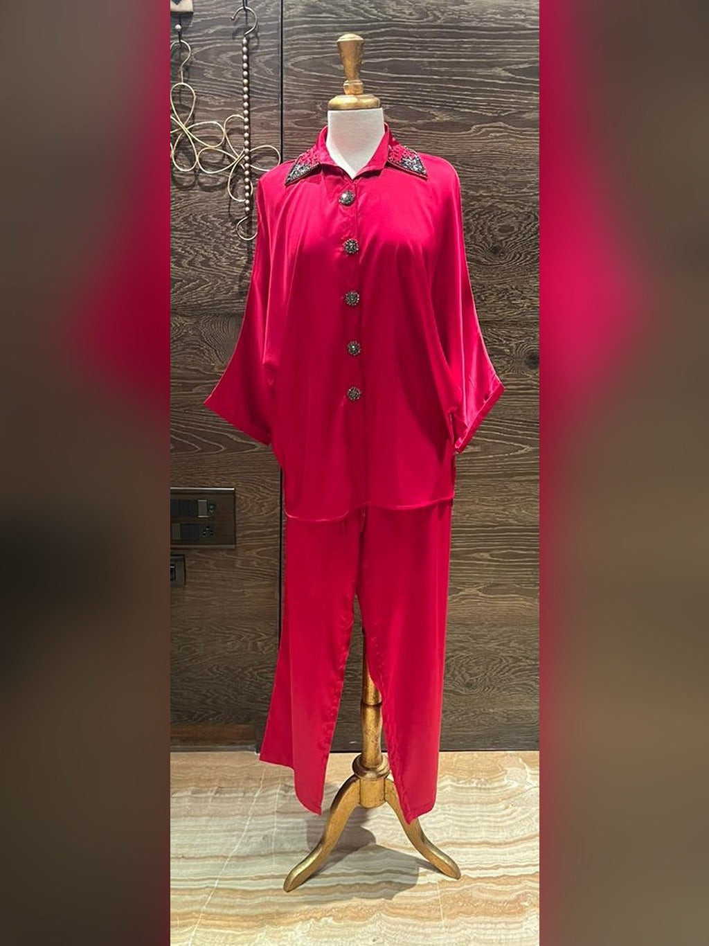 RED CO-ORD SET