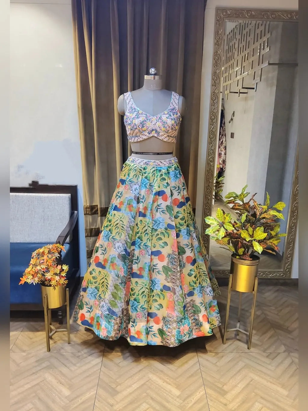 MULTI CROP TOP SKIRT