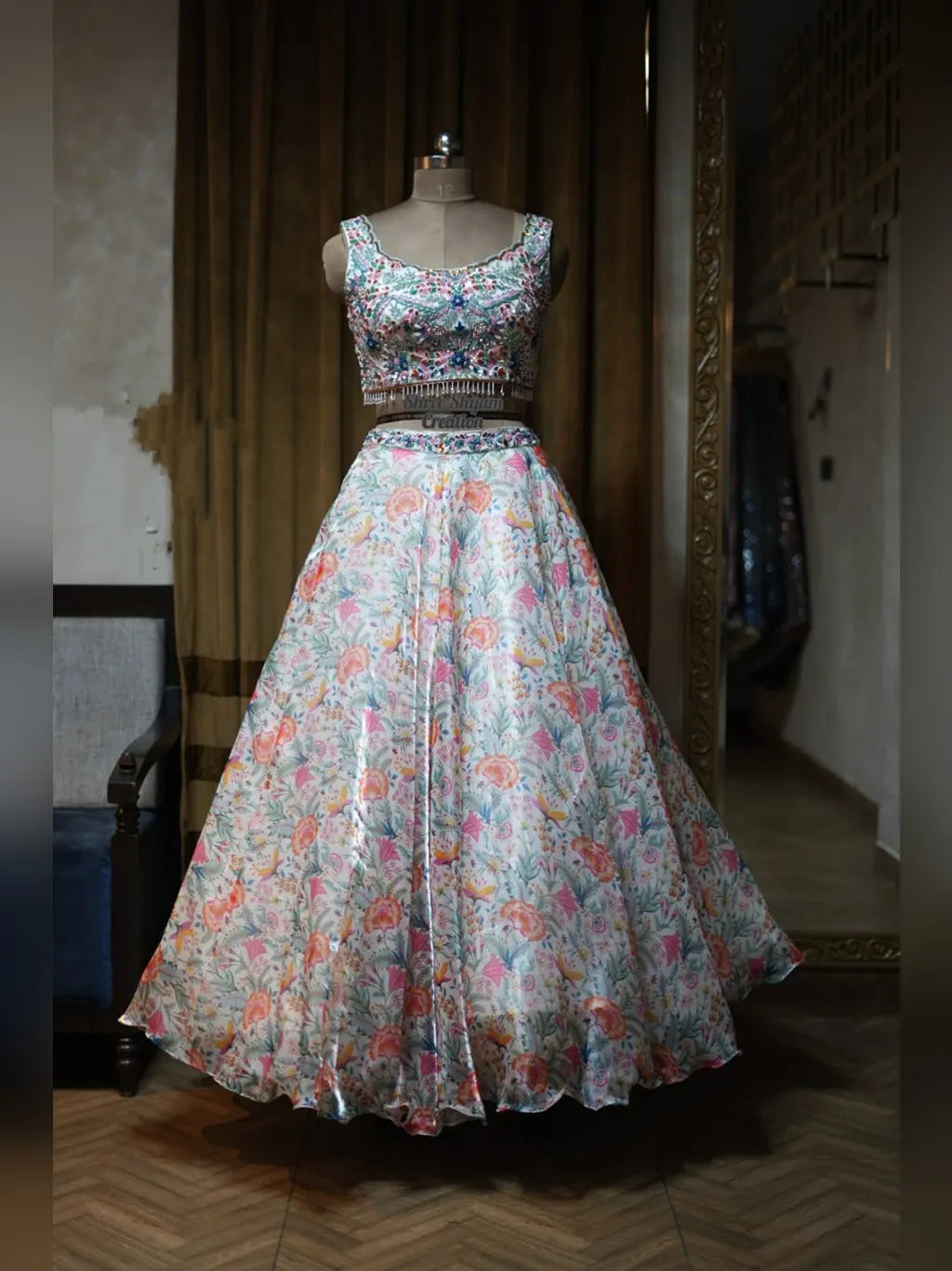 MULTI CROP TOP SKIRT