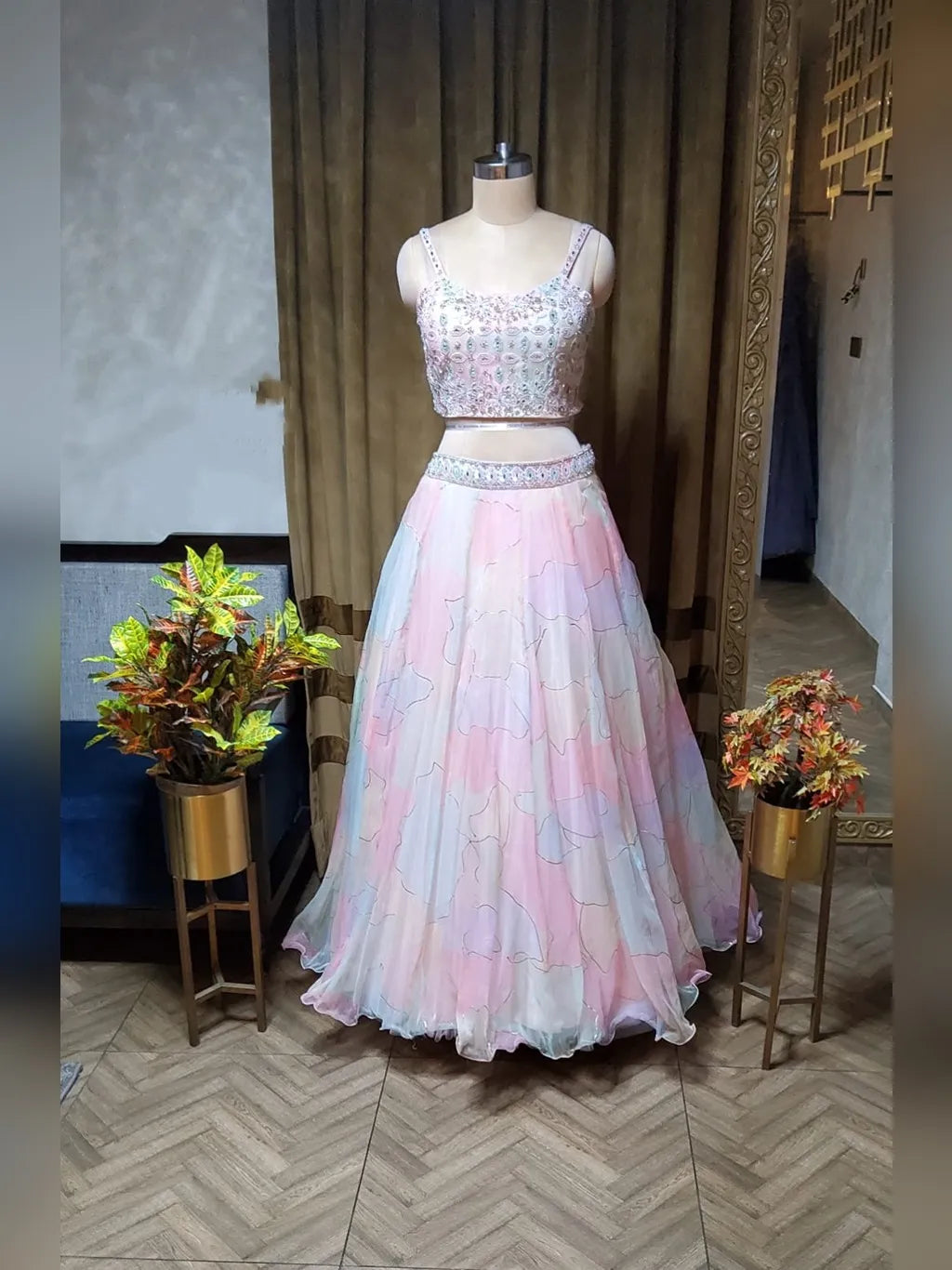 MULTI CROP TOP SKIRT