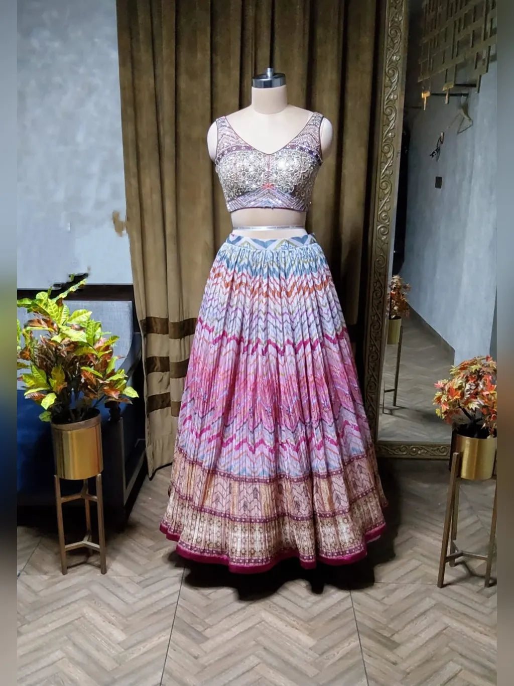 MULTI CROP TOP SKIRT