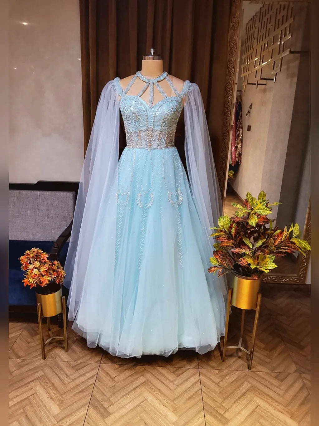 SKY BLUE GOWN