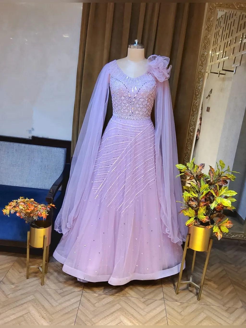 LAVENDER GOWN
