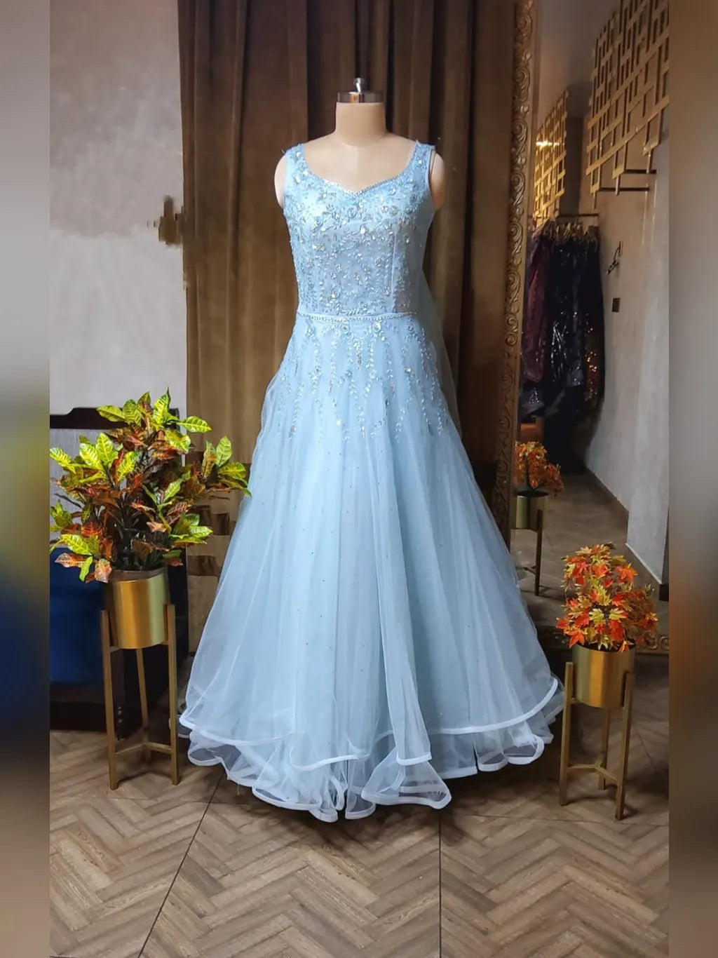 SKY BLUE GOWN