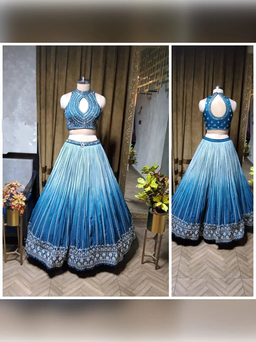 BLUE LEHENGA
