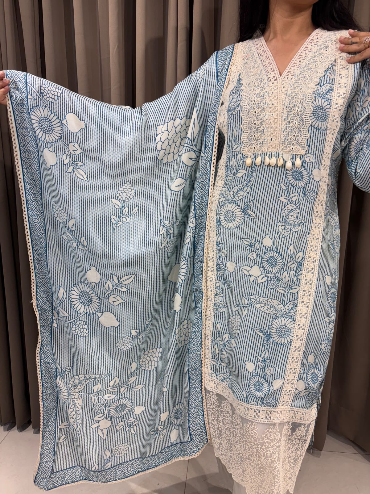MUSLIN SILK 3 PIECE SET