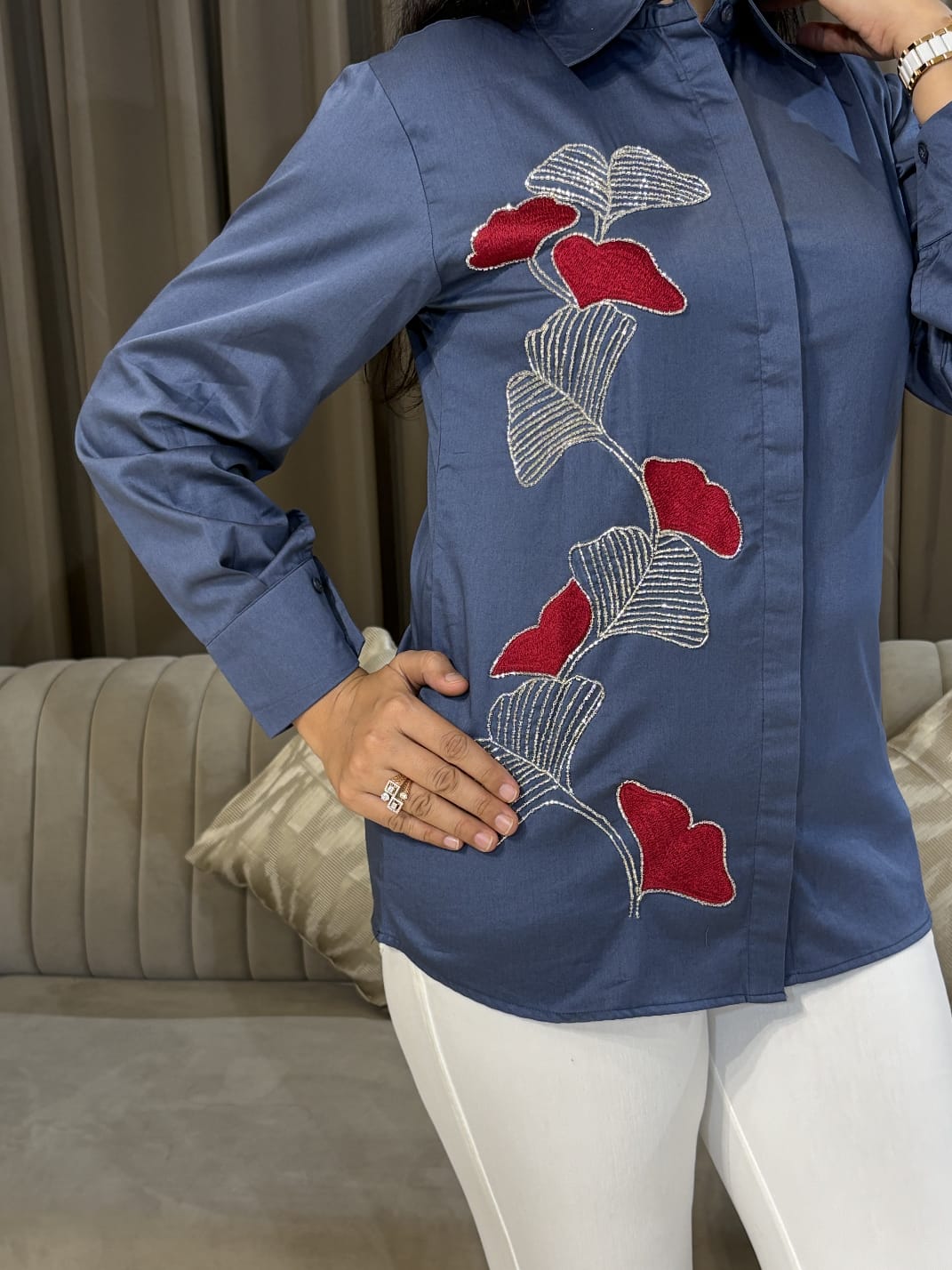 STYLISH IMPORTED PARTYWEAR TOP