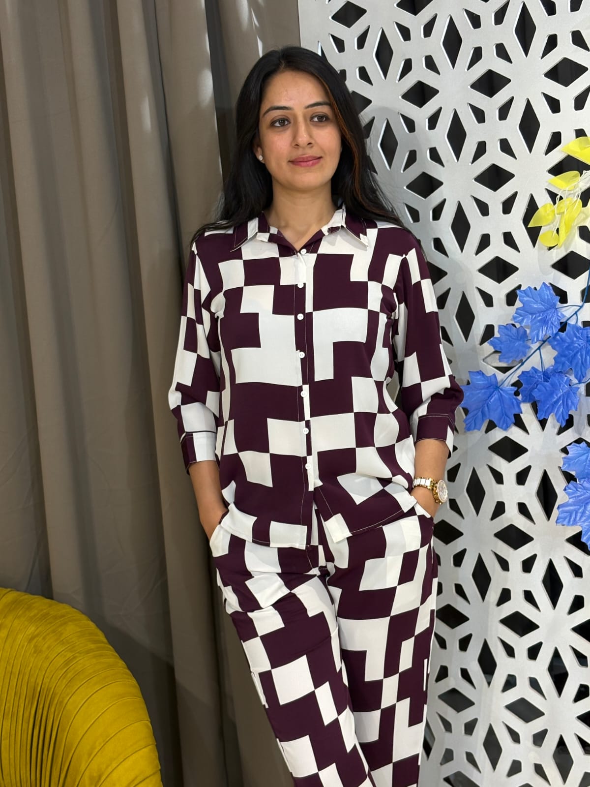ROYAL PURPLE CO-ORD SET