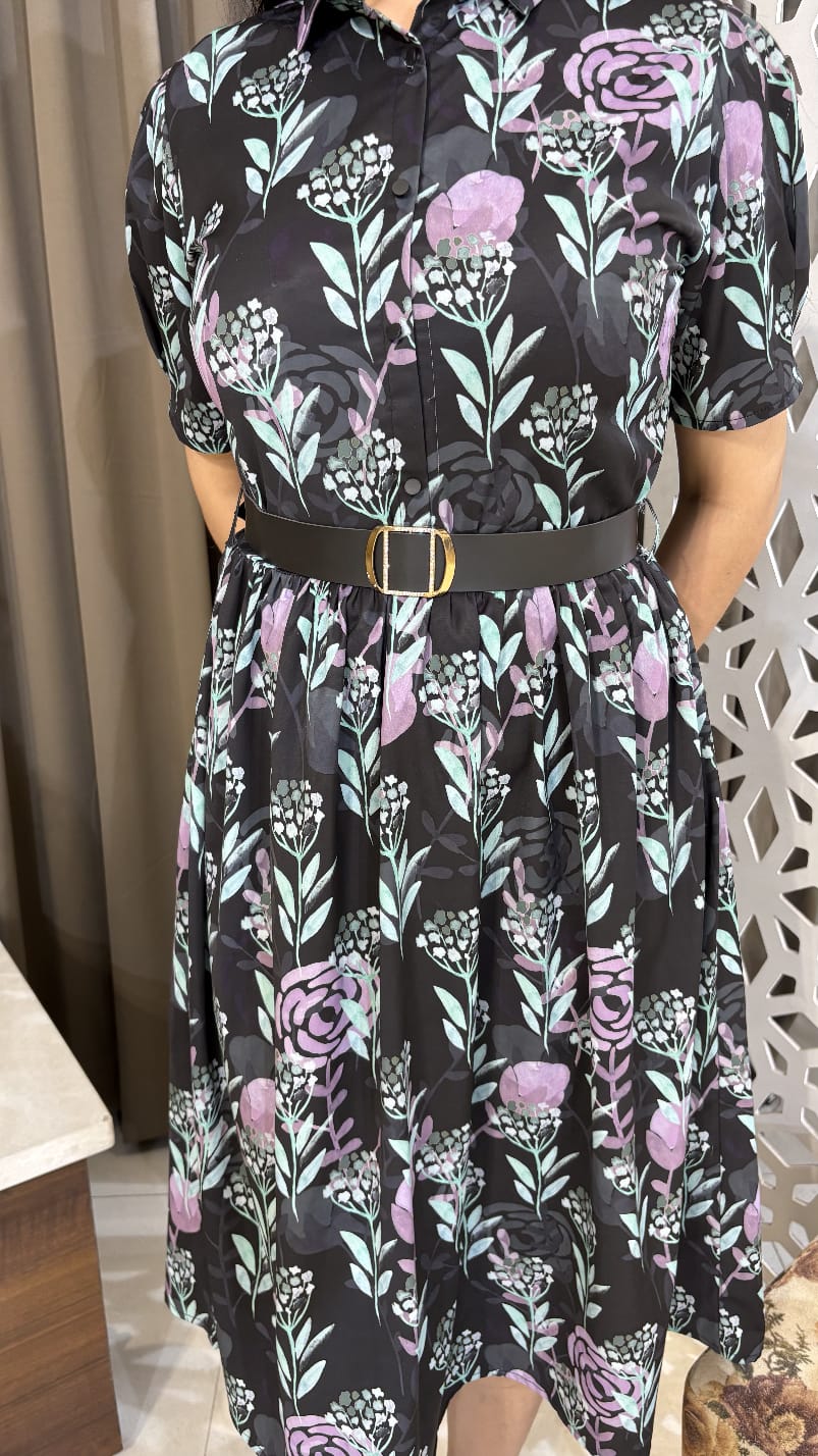 TRENDY CASUAL MIDI DRESS