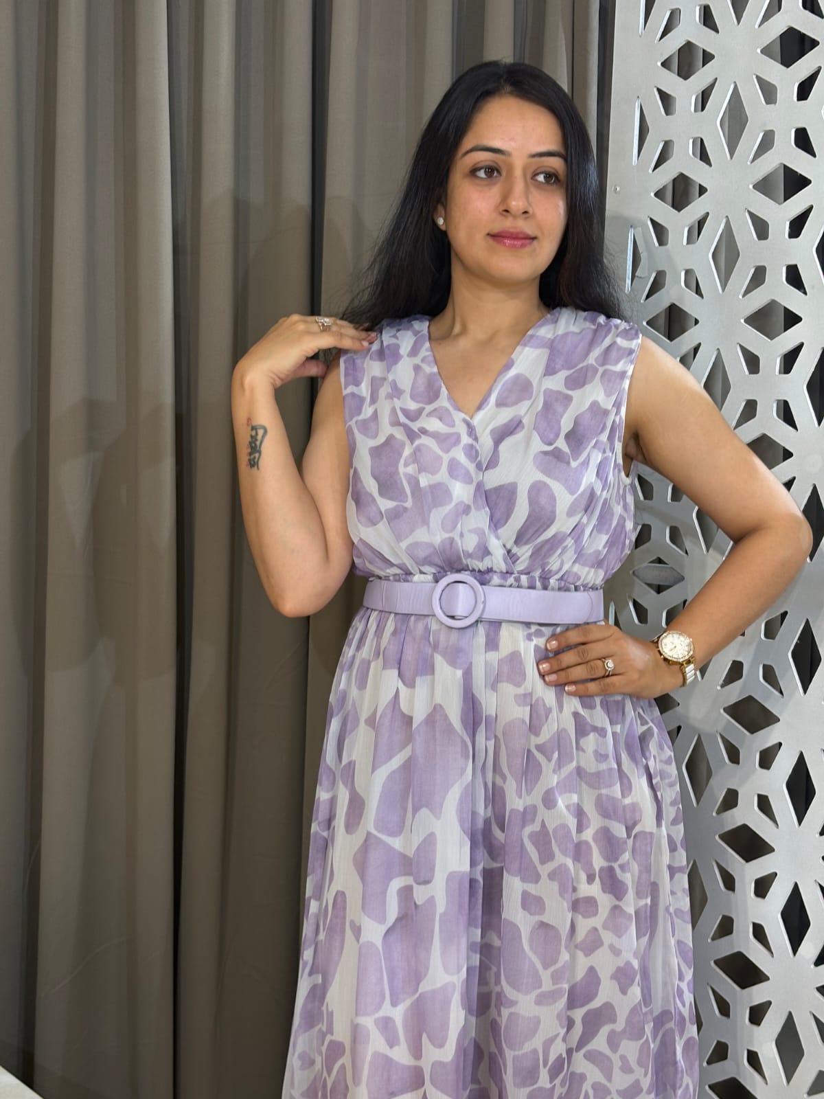 IMPORTED CASUAL MIDI DRESS