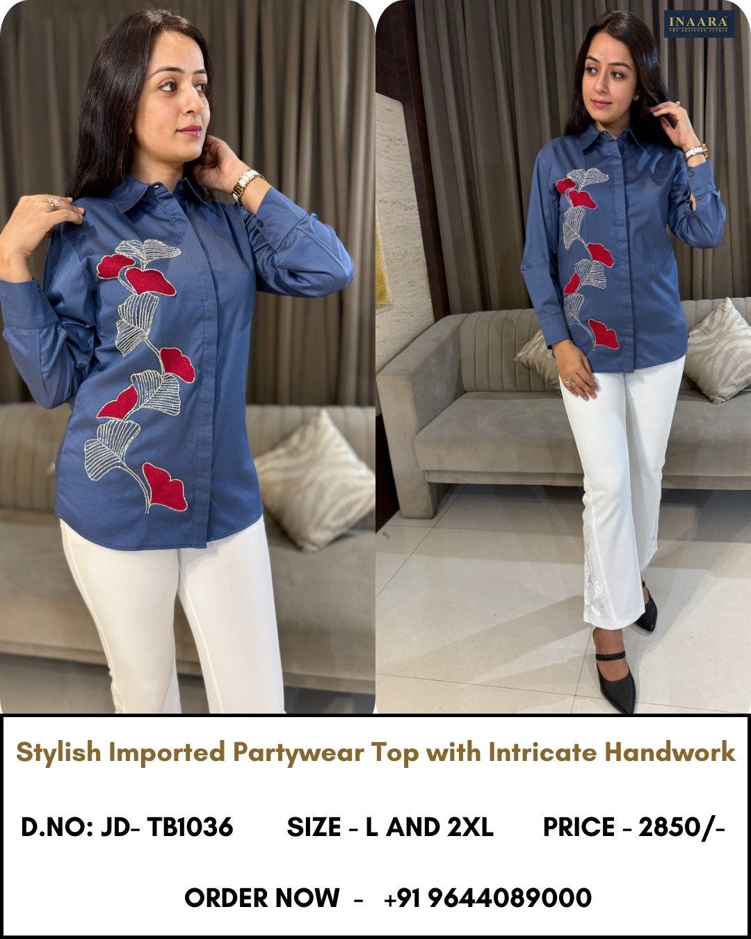 STYLISH IMPORTED PARTYWEAR TOP