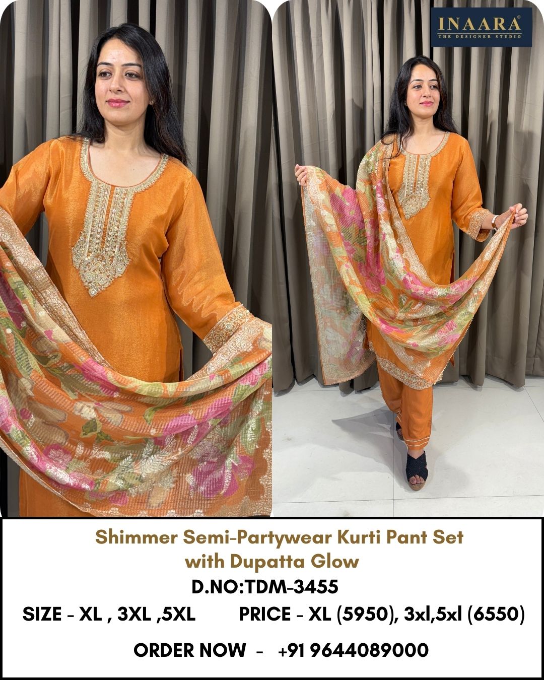SEMI-PARTYWEAR 3 PIECE SET