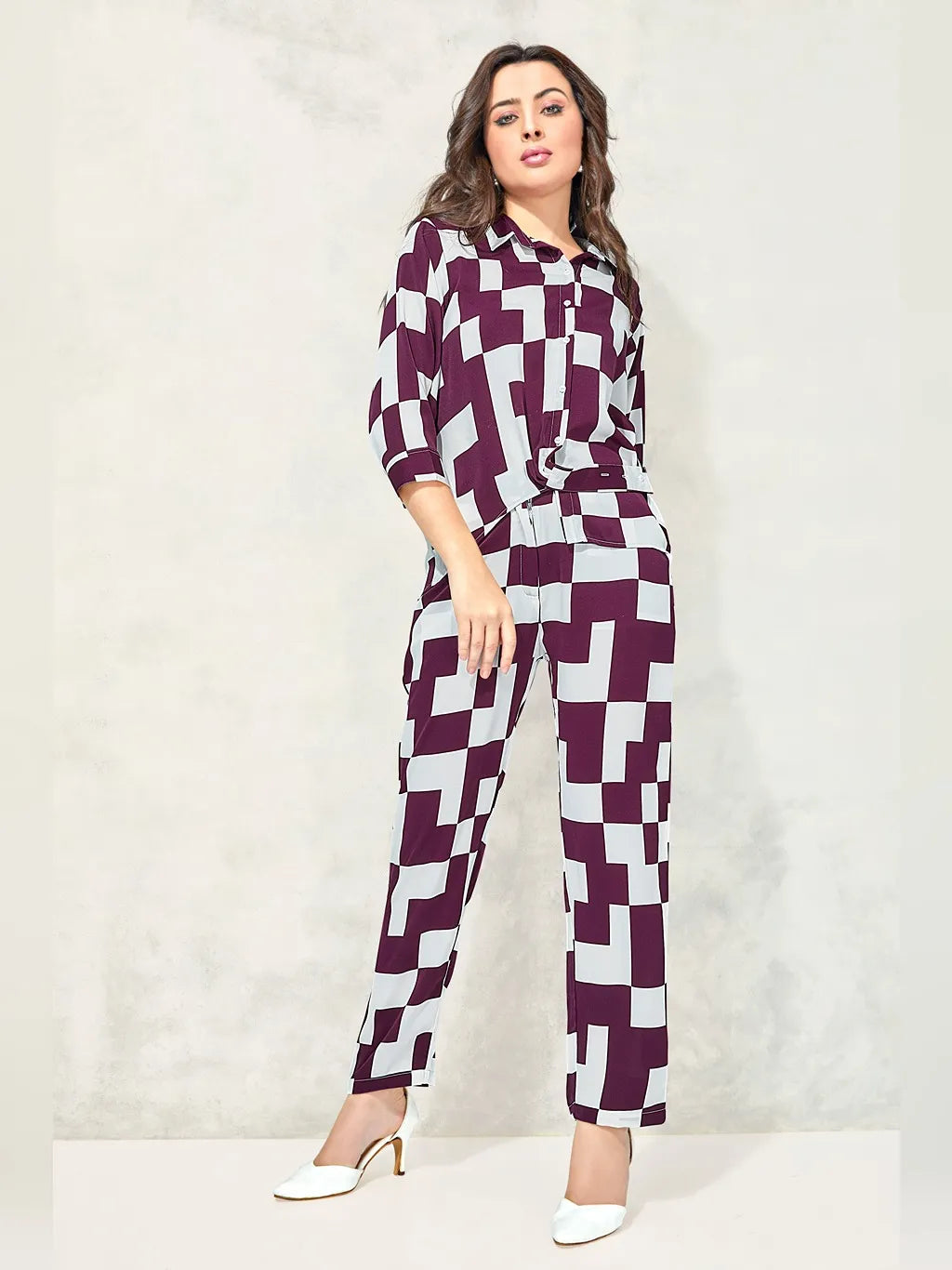 PURPLE CO-ORD SET