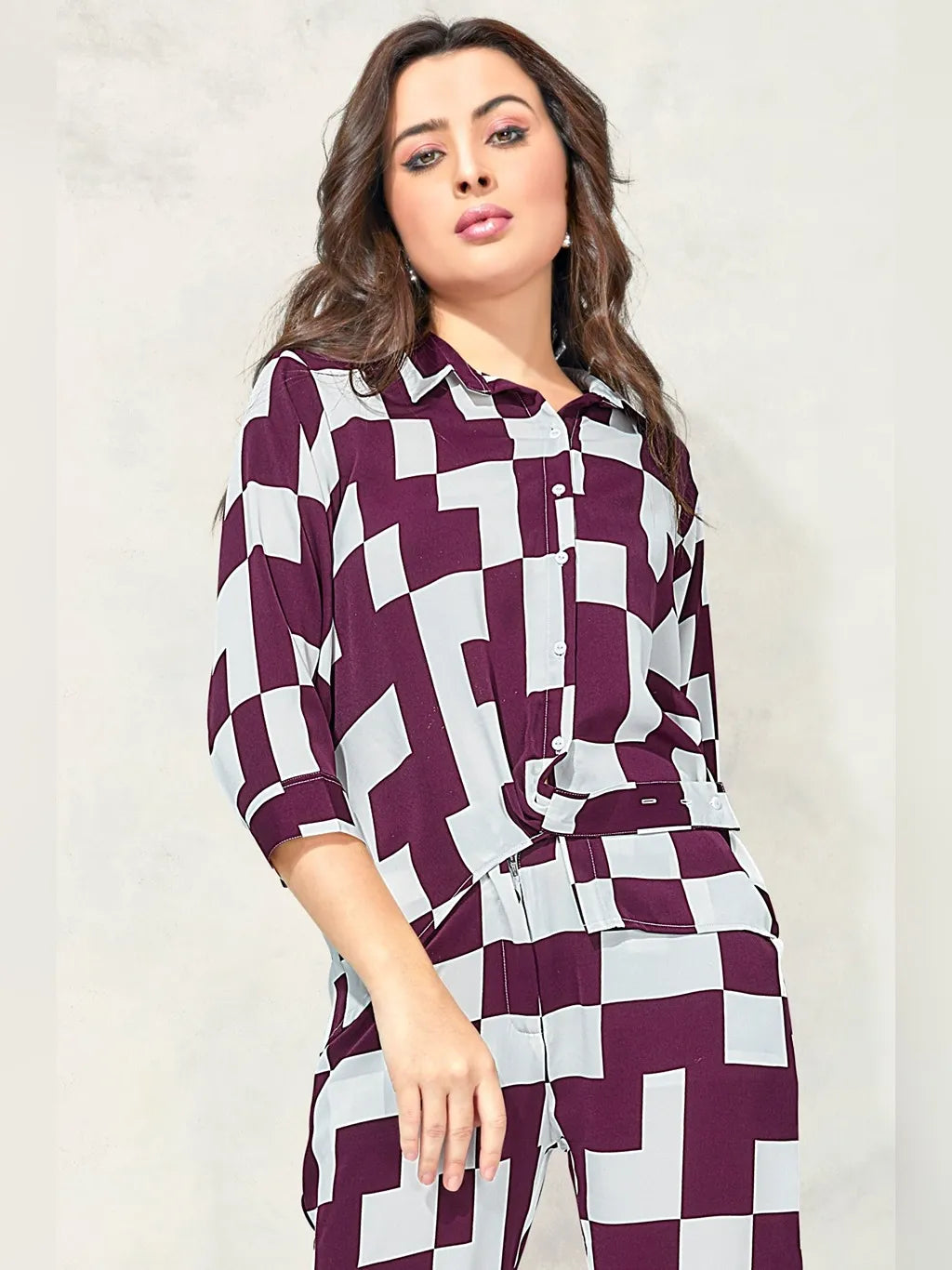 PURPLE CO-ORD SET