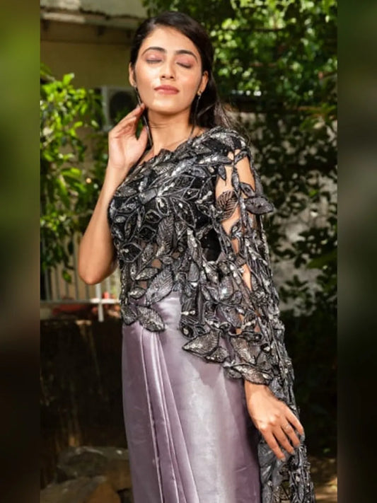 GREY SYLISH GOWN