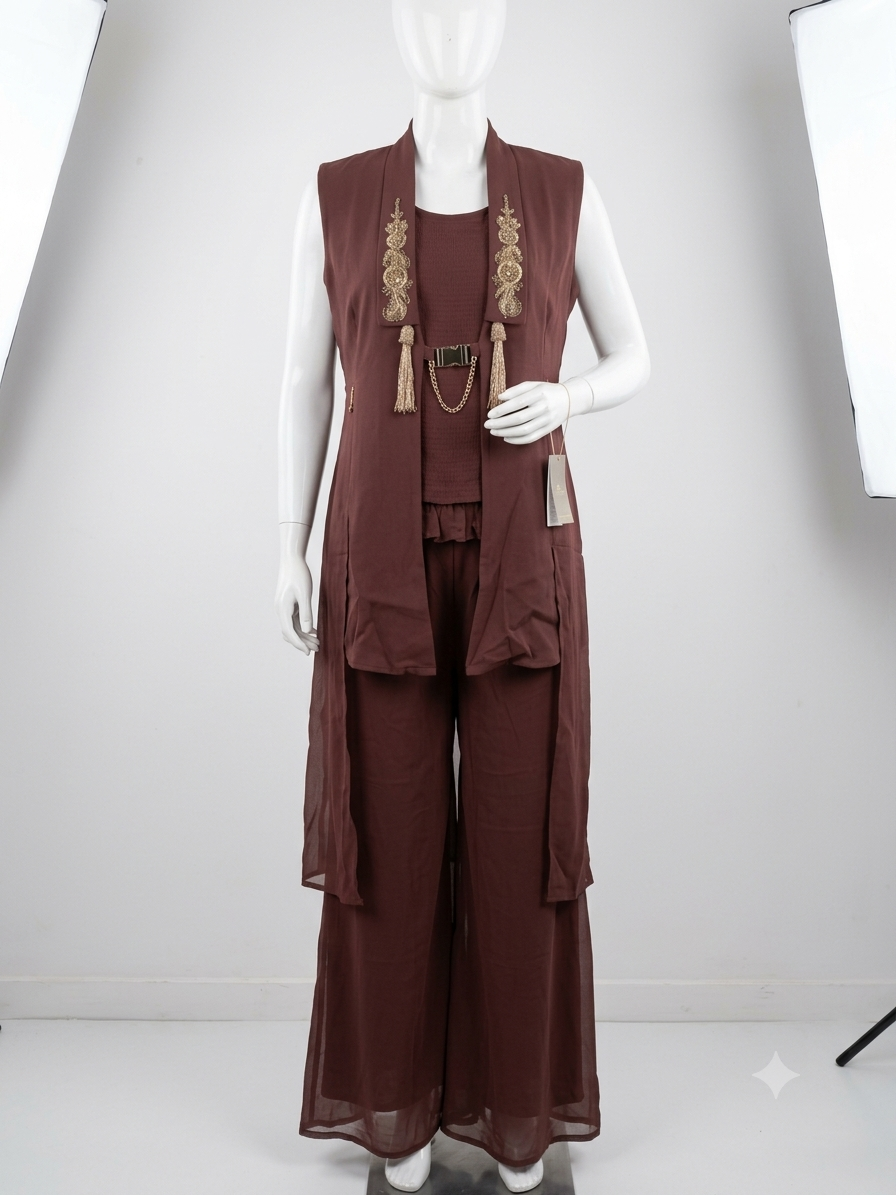 Brown Co Ord Set DD570