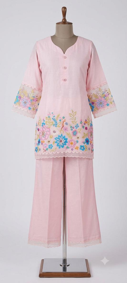 Pink Co ord Set AJC13611