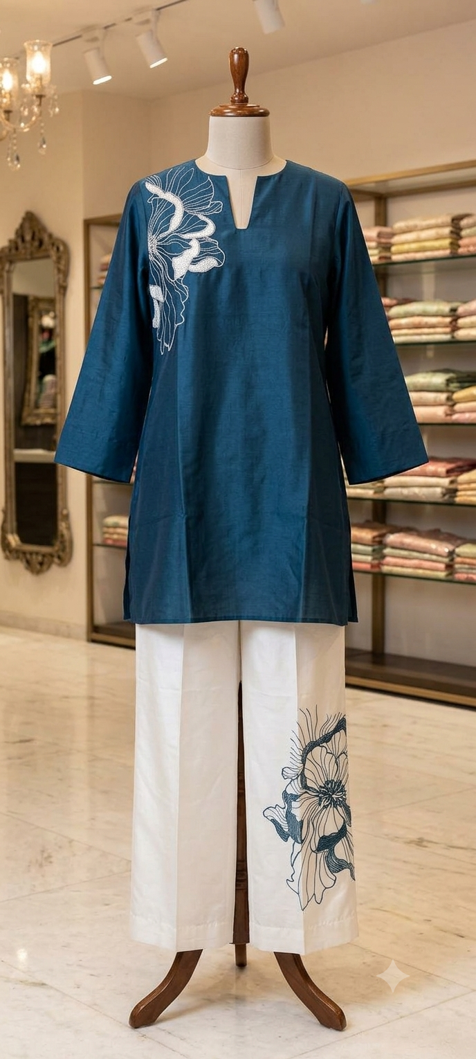 Blue Co ord Set SDJ1262