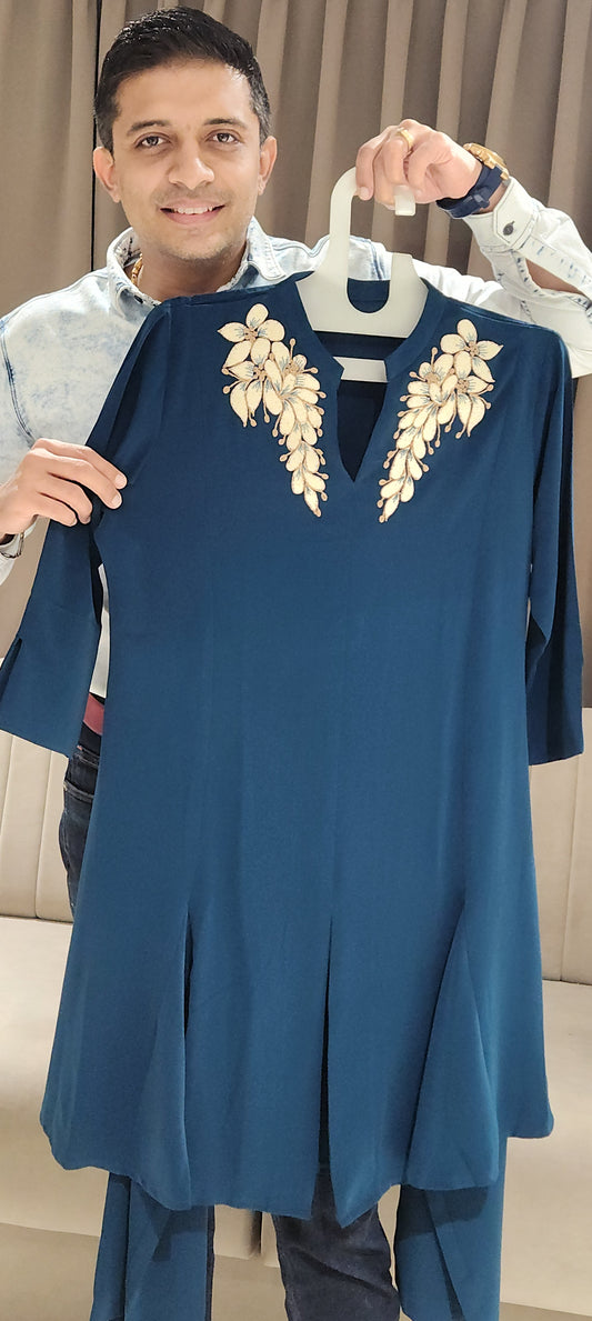 Blue kurti pant INM ST547