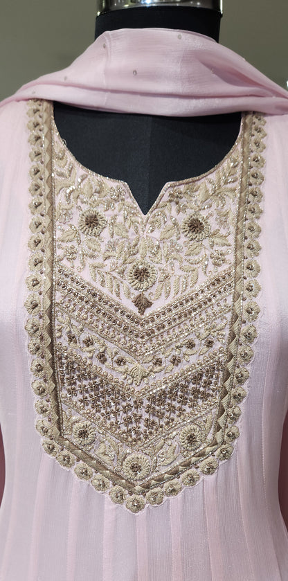 Pink Anarkali Suit