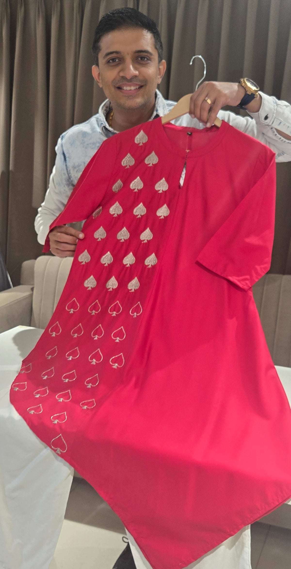 Red Co Ord Set SDJ1266