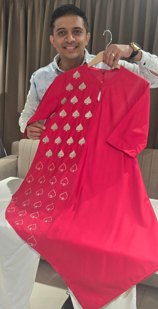 Red Co Ord Set SDJ1266