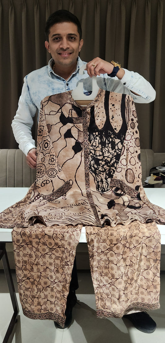 Beige Co-ord Set INM/ST505