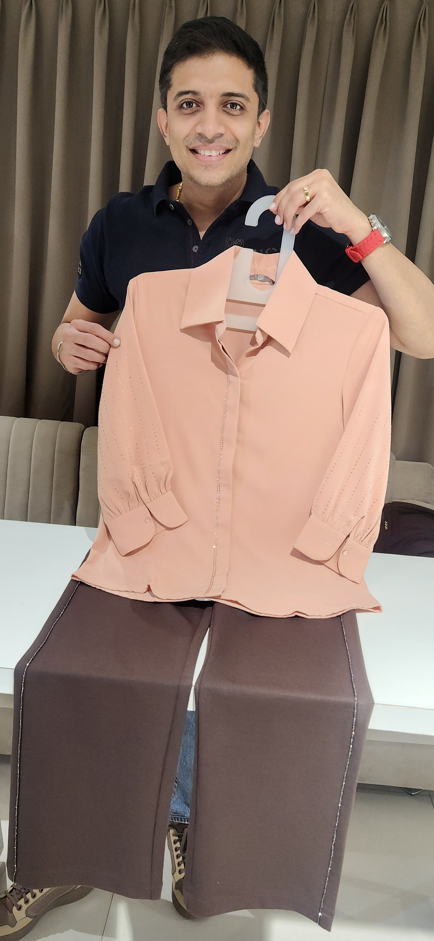 Partywear Beige top