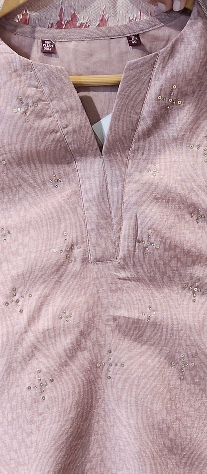 Pink Kurti Pant EFM819T