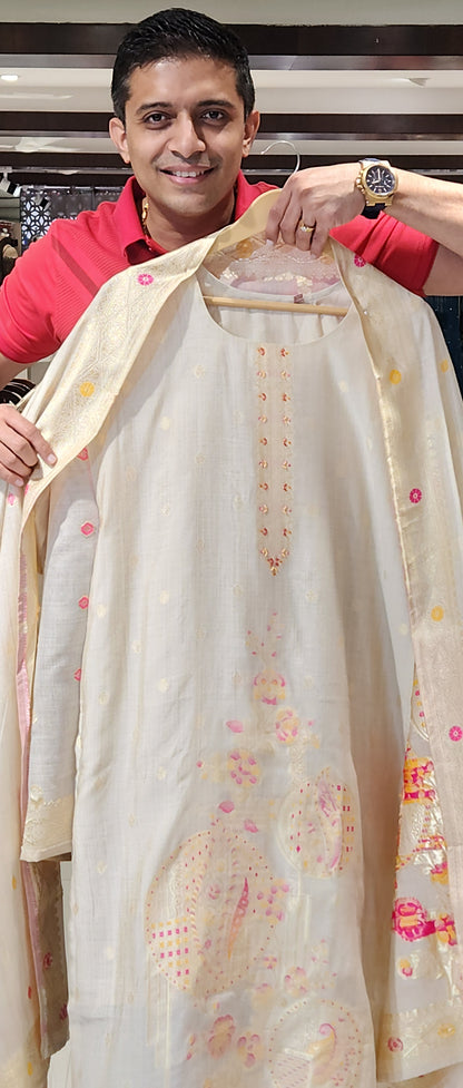 Beige Kurti Pant SLM2899