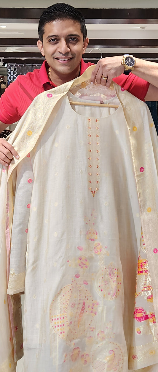 Beige Kurti Pant SLM2899