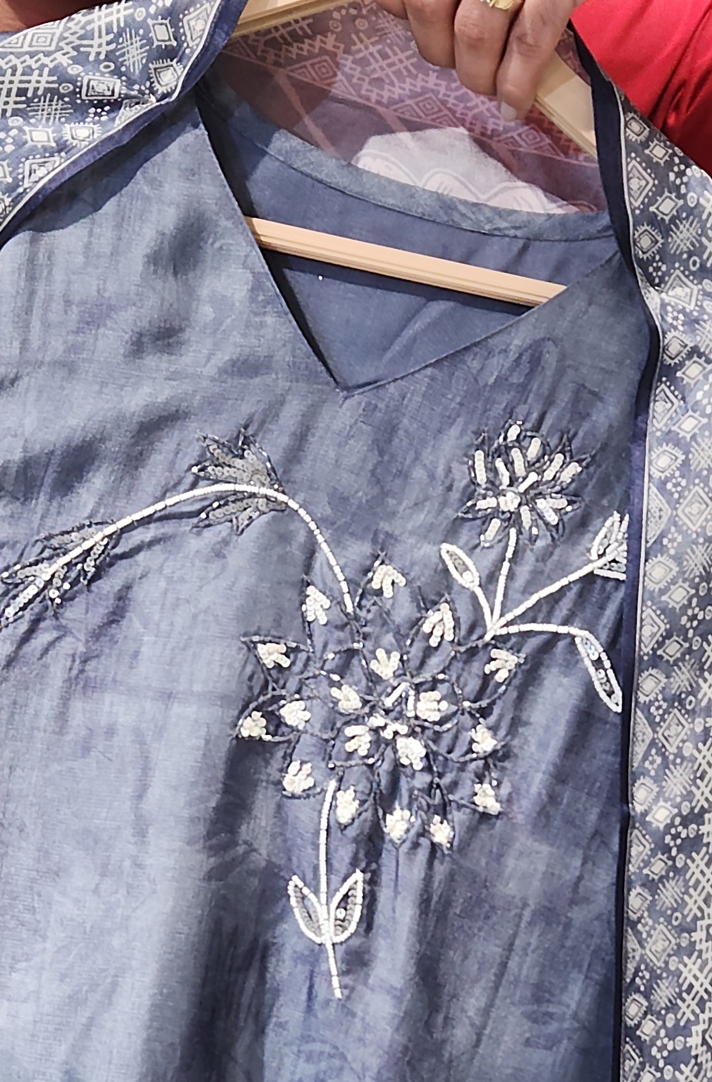 Blue Kurti Pant PM3599P
