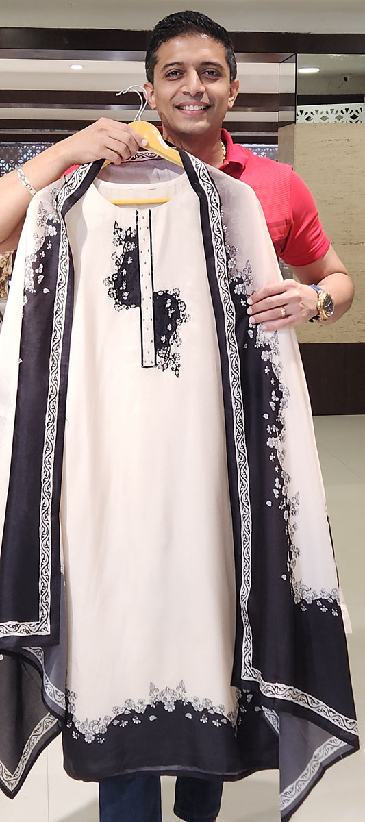 Beige Kurti Pant PM3605B