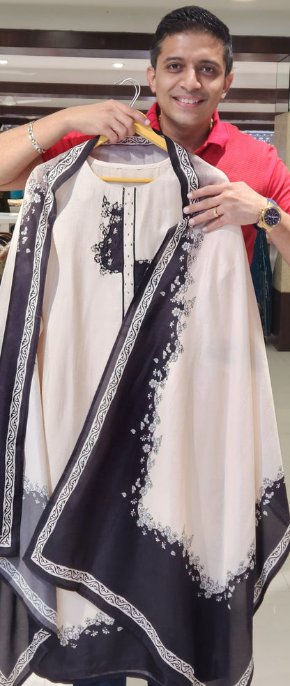 Beige Kurti Pant PM3605B