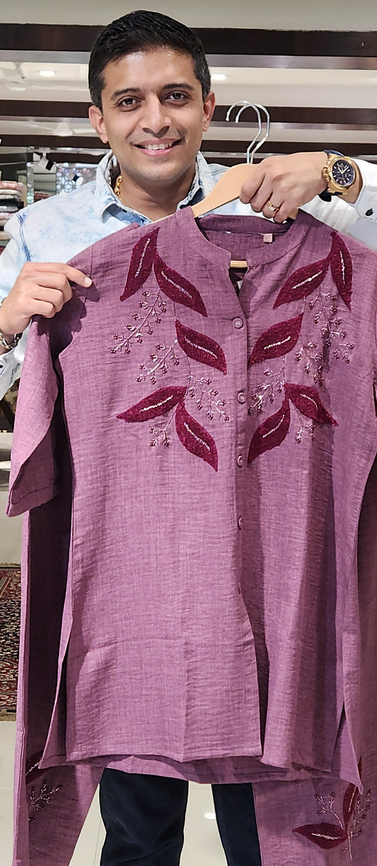 Purple Co-ord Set SLM2984