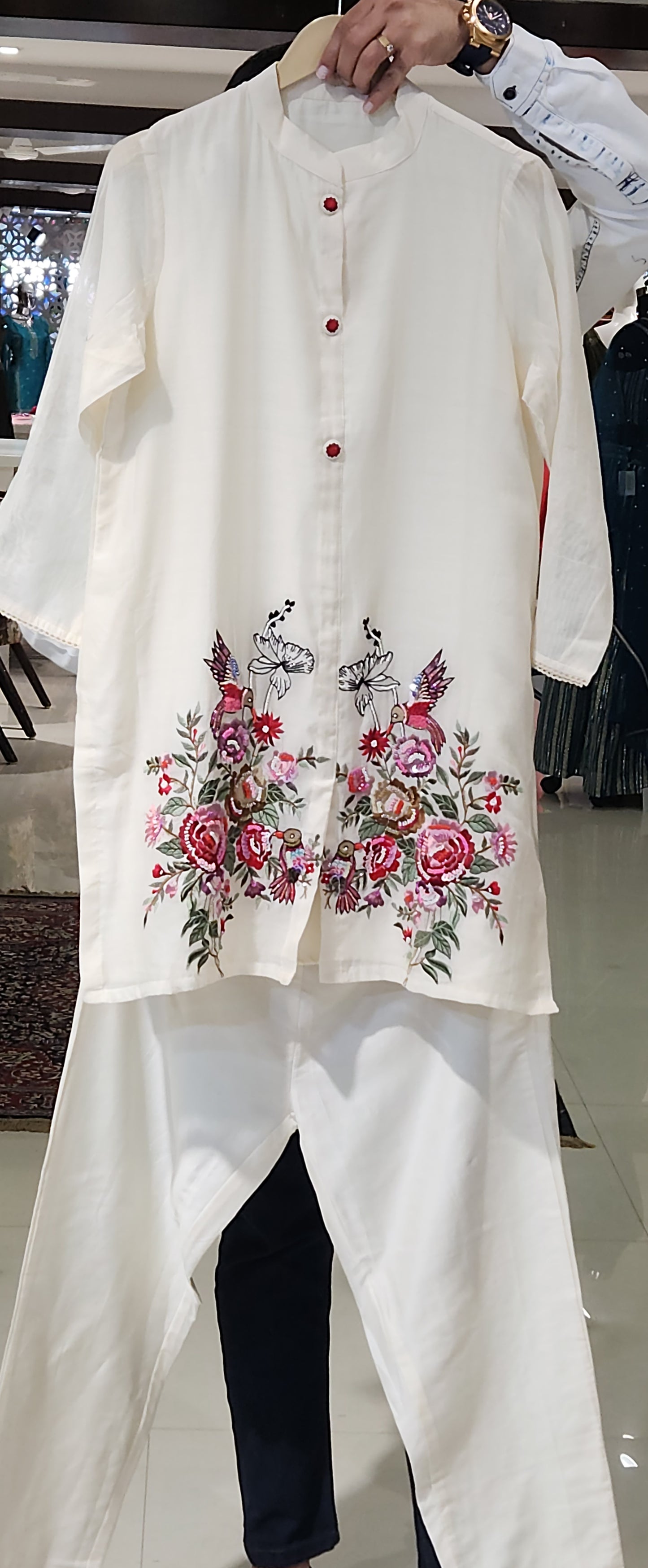 Ivory Co-ord Set DK7897A
