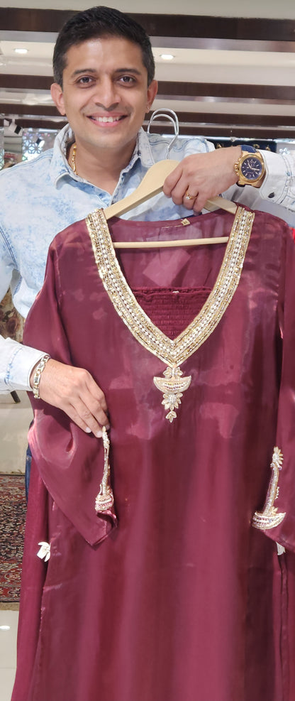 Maroon Co-ord Set DD475