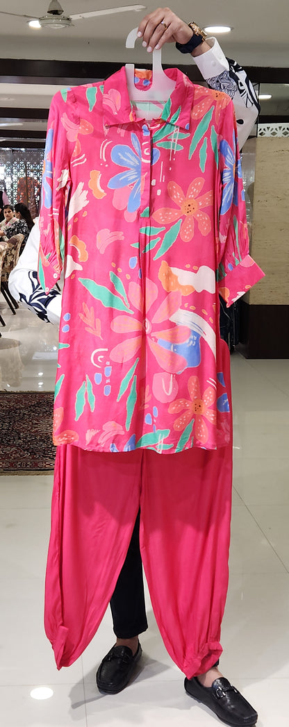 Pink Co-ord Set Fj-118201