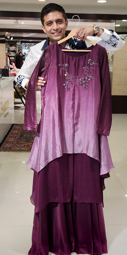 Wine Gown INM G742