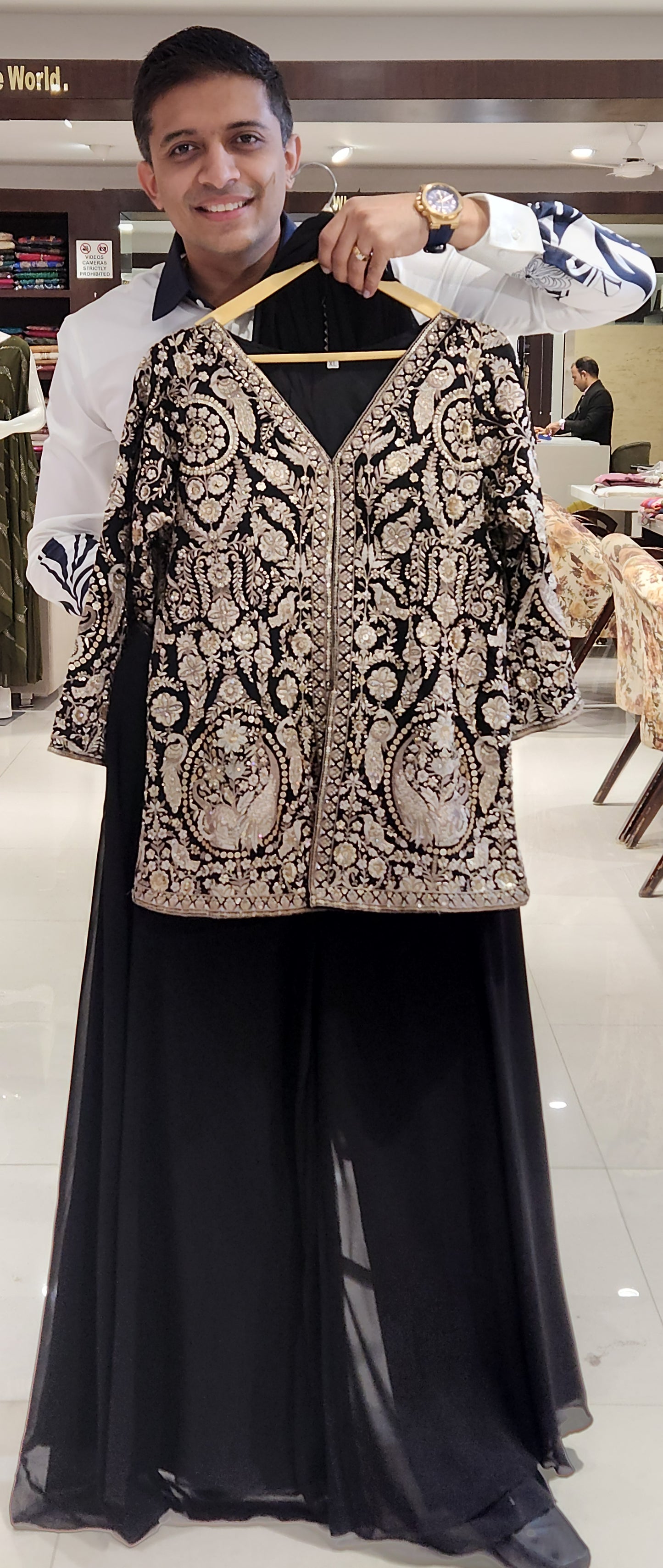 Black Plazo Suit RM39165