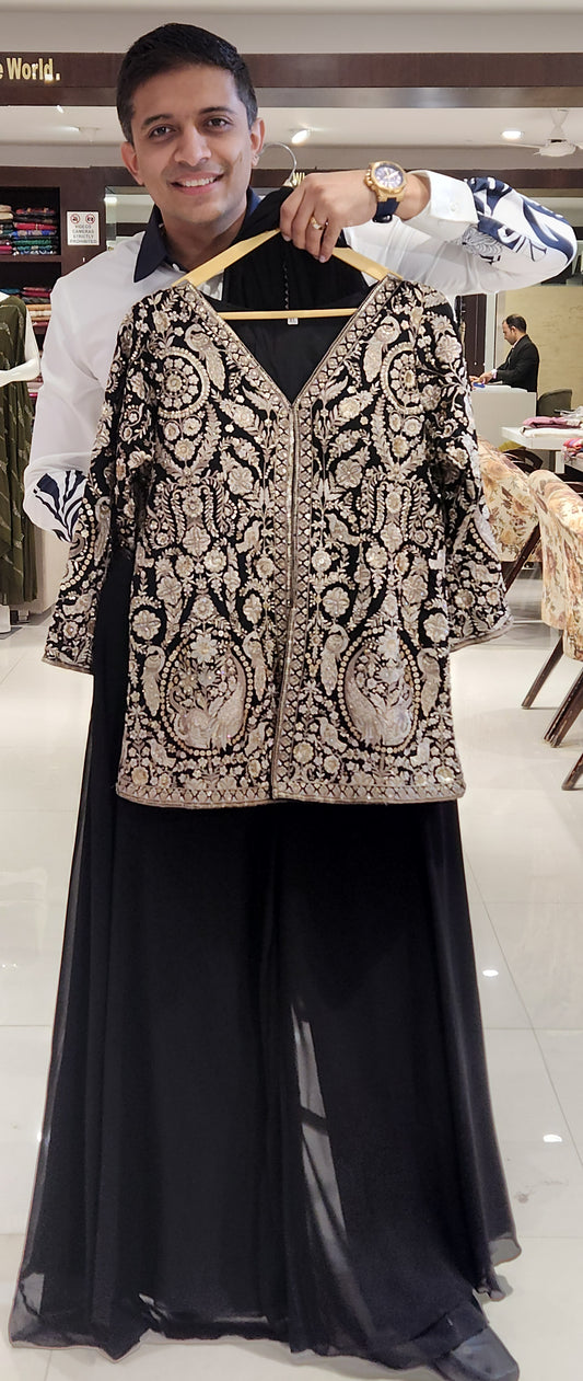 Black Plazo Suit RM39165