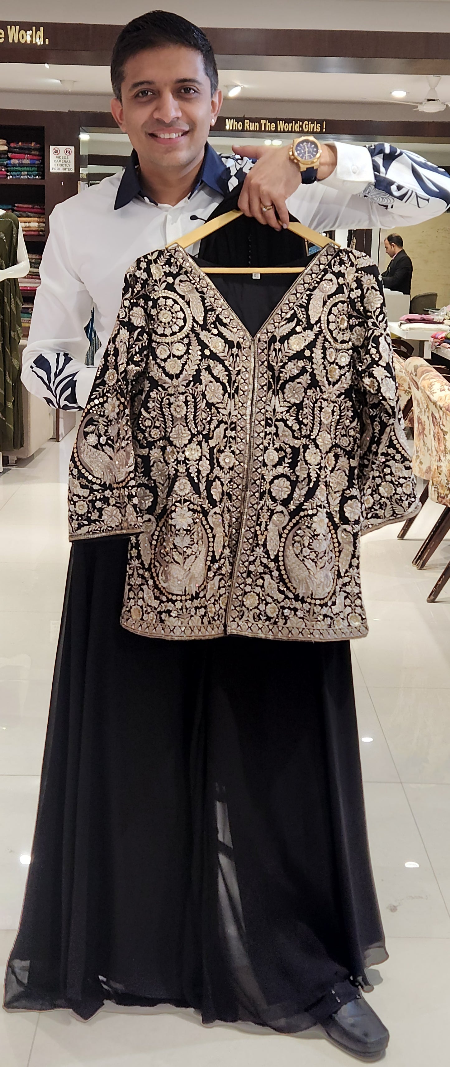Black Plazo Suit RM39165